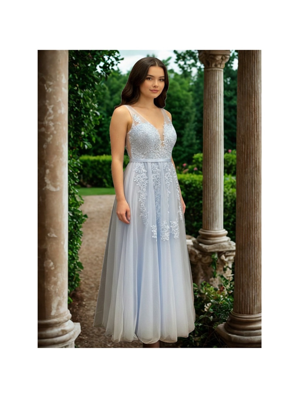 Baby Blue Formal Dress